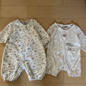 MOOMIN BABY ロンパース50〜70 2枚セット