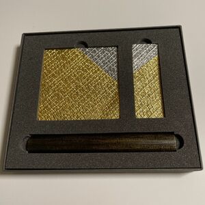 GINZA TANAKA 金箔 / 錫テーブルウェアコースター　箸置き