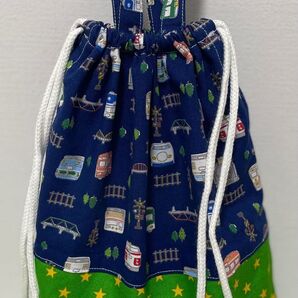 体操服袋☆電車柄☆