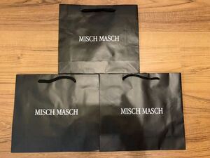 ◆MISCH MASCH ミッシュマッシュ◆ショップ紙袋3枚セット ショッパー ショップ袋◆