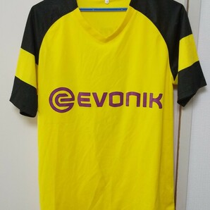 [送料込み] Evonik/エボニック/Tシャツ/サイズM/古着/サッカーレプリカTシャツ