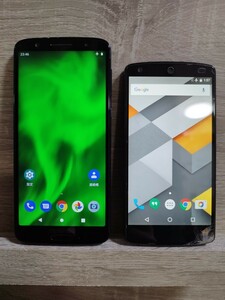 １円スタート【ジャンク】moto g6 と Nexus5 1台ずつ本体のみ Android Motorola