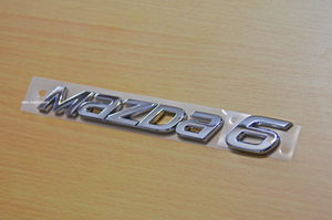 US Mazda original 14-17 MAZDA6 MAZDA 6 rear emblem USDM North America JDM Atenza ATENZA DBA-GJEFP LDA-GJ2FP DBA-GJ5FP LDA-GJ2AP