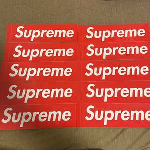 新品 シュプリーム Supreme ボックスロゴ ステッカー 10枚セット Box Logo