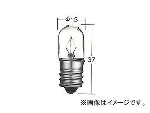 トヨタ/タクティー/TACTI パネル・シグナルランプバルブ 24V 5W 口金：E12（ネジ式） V9119-1135 入数：10個