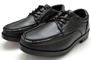 新品 ウィルソン 1601 黒 26cm メンズカジュアルシューズ メンズビジネスシューズ ウォーキングシューズ 4E 幅広 靴 紳士靴 紐靴