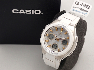 【質屋】CASIO カシオ G-MS レディース腕時計 MSG-W100-7A2JF（電波時計・ワールドタイム・タフソーラー）未使用品 [1142]