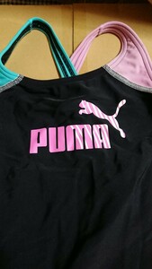 M1511◆PUMA◆本格的競泳水着◆セレブなブラック系ワンピース水着◆舶来品◆日本サイズ11L