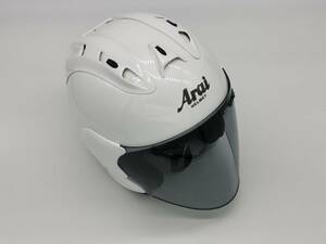 ARAI アライ SZ-RAM4 グラスホワイト GLASS WHITE ジェットヘルメット Lサイズ 20130911