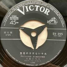 EP◆大島ひろみ「奄美のさすらい千鳥/新奄美小唄」◆1966年 SV-395◆和モノ ご当地 昭和歌謡 奄美大島 鹿児島県 レコード_画像4