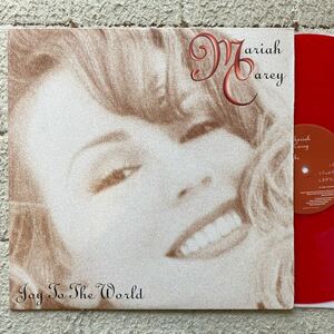 US ORIGI Promo◆RED WAX◆12inch◆Mariah Carey(マライア・キャリー)「Joy To The World」◆1994年 CAS 6646◆Christmas クリスマス LP