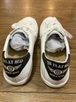 THE FLAT HEAD FN-FS-001 LEATHER SNEAKER WHT 7 size 25.0cm