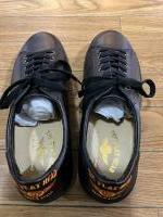 THE FLAT HEAD FN-FS-001 LEATHER SNEAKER BLK 7 size 25.0cm