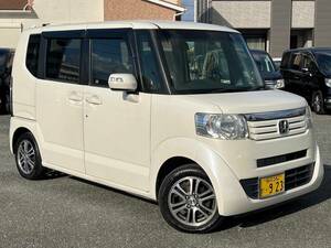 ※九州・福岡発※N-BOX+*G Lパケ*車検6年11月*社外ナビ*DTV*Bluetooth*ETC*左側パワスラ*スマートキー*HIDライト*ドラレコ*純正AW*