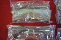 メガネ 伊達眼鏡 フレームのみ 金属フレーム ファッション 小物 メガネフレーム めがね 色々 19点まとめて_画像2