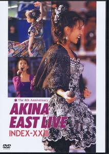 ＤＶＤ：中森明菜　イースト・ライブ インデックス23　AKINA EAST LIVE INDEX-XXⅢ