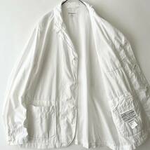 【美品】ENGINEERED GARMENTS -Loiter Jacket- size/S (jf) エンジニアードガーメンツ ロイタージャケット シャツ ホワイト 白 USA製_画像9