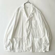 【美品】ENGINEERED GARMENTS -Loiter Jacket- size/S (jf) エンジニアードガーメンツ ロイタージャケット シャツ ホワイト 白 USA製_画像5