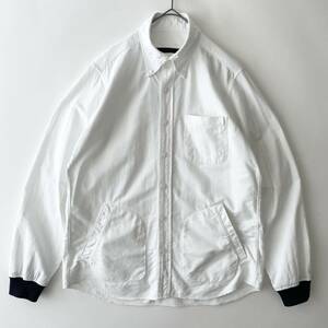 SOPHNET. size/S (i) ソフネット シャツジャケット ブルゾン ボタンダウン オックスフォード ホワイト 白 JAPAN shirt