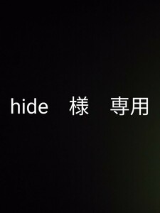 hide 様　専用