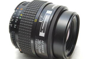 Nikon ニコン 日本光学 AF NIKKOR 35-70mm 1:3.3-4.5 オート フォーカス 二ッコール ズーム ZOOM 広角 準望遠 動作確認済 美品