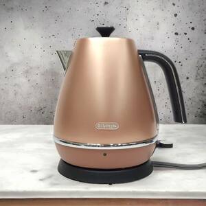 23Y401 ジ2 DeLonghi デロンギ ディスティンタコレクション 電気ケトル KBI1200J-CP 1.0L 中古