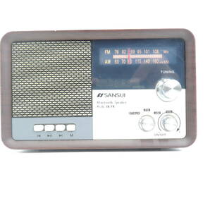 SANSUI MSR-1 Bluetoothラジオスピーカー 通電確認済み A2123の画像2