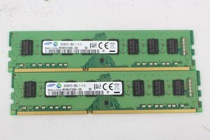 SAMSUNG M378B1G73DB0-CK02 DDR3 PC3-12800U 8GB×2枚☆合計16GB☆メモリ☆