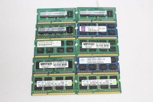 メーカーいろいろ ノート用 DDR3 PC3-12800 4GB 10枚セット 計40GB メモリ☆