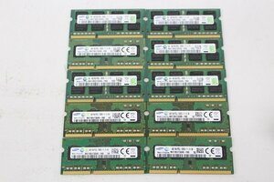 SAMSUNG ノート用 DDR3 PC3L-12800S 4GB 10枚セット 計40GB メモリ☆