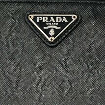 PRADA プラダ ジッピーウオレット 長財布 ラウンドファスナー 財布 黒ブラック 服飾小物 fe ABA1_画像2