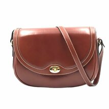 BALLY バリー レザー ショルダーバッグ レディースバッグ ブラウン系 斜め掛け バッグ fe ABH_画像1