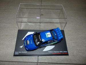 デアゴスティーニ 1/43 Subaru Impreza WRC 2003 Petter Solberg - Phil Mills 青 スバルインプレッサ ラリー MM1/3359