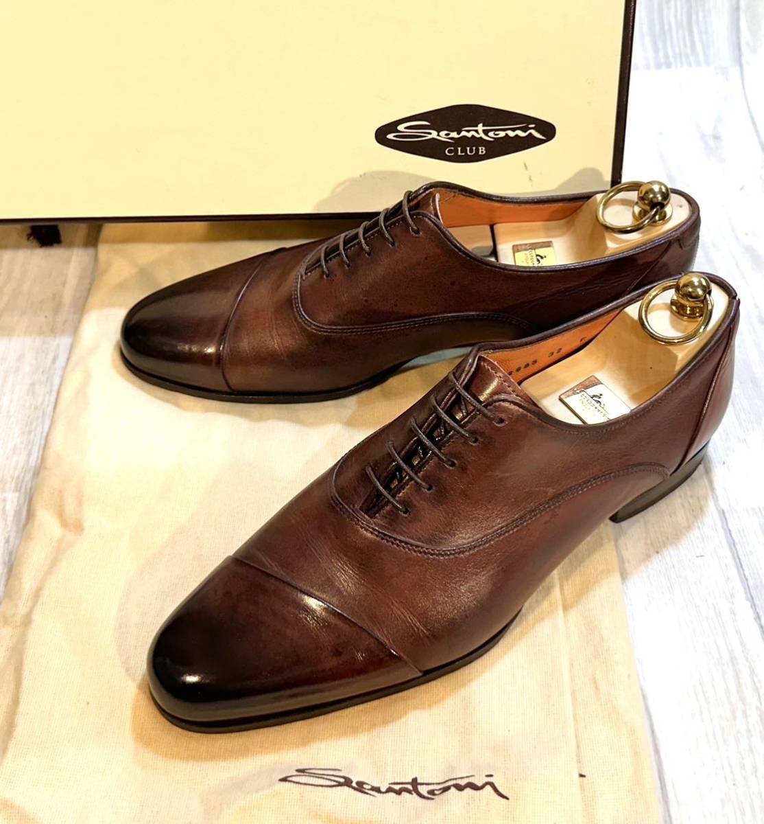 2024年最新】Yahoo!オークション - SANTONI(24.5cm - ビジネスシューズ