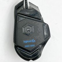 10AC83 Logicool G ロジクール G ゲーミングマウス 有線 G502 HERO 25Kセンサー 中古 現状品_画像5