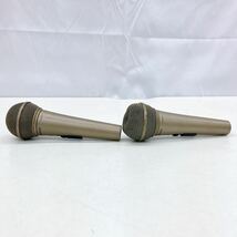 10AB142 SHURE シュアー ダイナミックマイク588SDX 2本セット 本体のみ オーディオ 中古 現状品_画像4