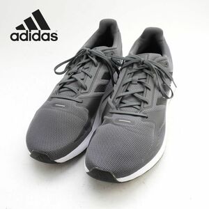 美品 adidas アディダス 30.0 CORERUNNER コアランナー スニーカー ランニングシューズ メッシュ グレー /JC3