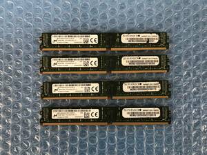 [CK20184] Micron 16GB 1RX4 PC4-2400T-RF1-11 メモリ 4枚セット 動作保証