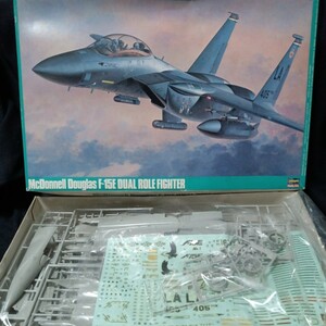 ■〒710円 1/48 エッチングパーツ付き「F-15Eデュアルロールファイター」ハセガワ 未開封（管761）