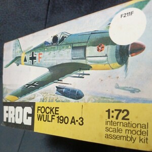 ■〒120円 FROG「Fw190A-3」1/72 未組立（管034）