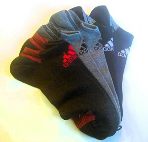 [ new goods prompt decision free shipping ]adidas Adidas short socks /26~28cm 6 pairs set / with logo 