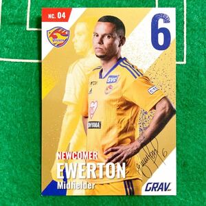 f96)VEGALTA ベガルタ 仙台 MF 6 エヴェルトン トレーディングカード NC.04 2023