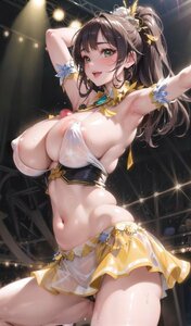 【1円スタート】A51 プレイマット オリジナル 変態ビッチ系アイドル 乳首ポチ ミニスカ マウスパッド タペストリー ラバーマット 高品質