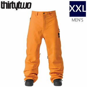 ● THIRTYTWO GATEWAY PNT カラー:ORANGE XLサイズ サーティーツー スノボウェア スノーボード パンツ メンズ 23-24