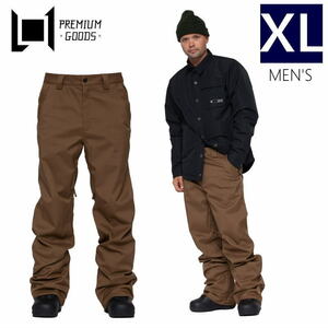 ● L1 CHINO PNT COFFEE XLサイズ メンズ スノーボード スキー パンツ PANT 23-24 日本正規品