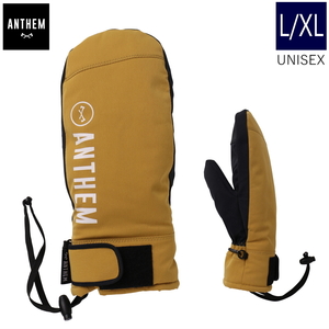 ●23-24 ANTHEM LOGO MITT カラー:SMOKE MUSTARD L/XLサイズ アンセム スキー スノーボード