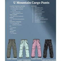 ● CLWR U Mountain Cargo PNT GREY GREEN Mサイズ メンズ スノーボード スキー パンツ PANT 23-24 日本正規品_画像5