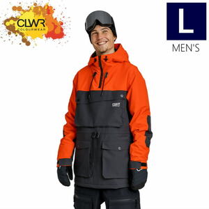 ● CLWR Essential Anorak JKT ORANGE Lサイズ メンズ スノーボード スキー ジャケット JACKET 23-24 日本正規品