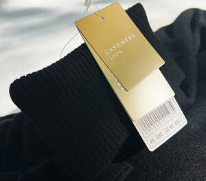 ユニクロUNIQLO未使用品 カシミヤ100% タートルネックセーター ニット 黒 Sサイズ UKサイズ XS 新品 ブラック レディース女性用 おまけつき