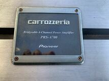 カロッツェリア パワーアンプ　PRS-A700 4ch ハイエンドモデル_画像2